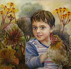 Małgorzata Wójtowicz Cichoń - Fugitive or Victoria and hen