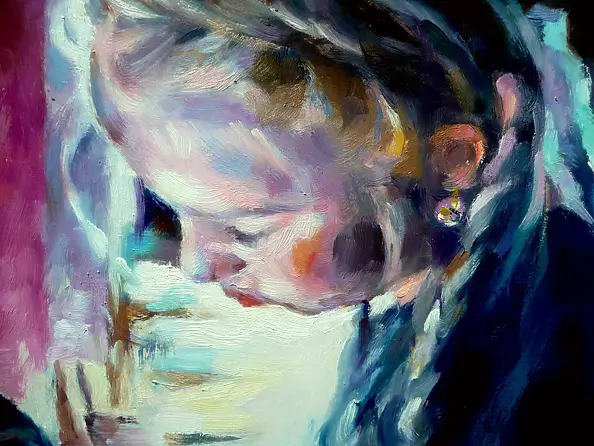 Barbara Gulbinowicz - Uczennica z zeszytem II