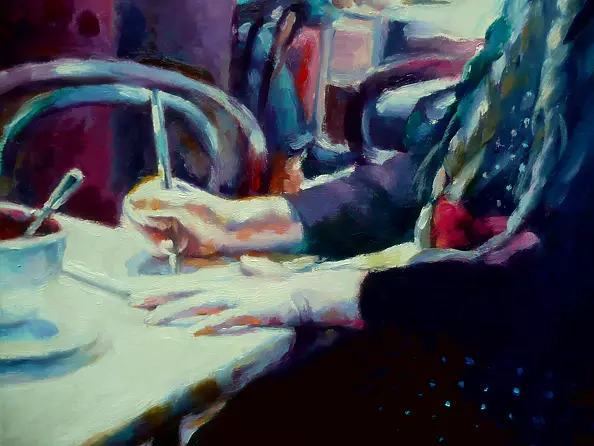 Barbara Gulbinowicz - Uczennica z zeszytem II