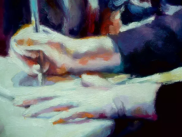 Barbara Gulbinowicz - Uczennica z zeszytem II