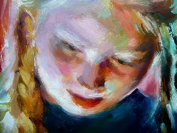 Barbara Gulbinowicz - Uczennica z zeszytem