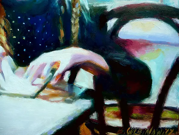 Barbara Gulbinowicz - Uczennica z zeszytem