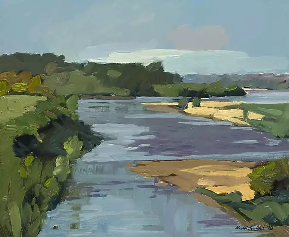 Krzysztof Michalski - Mouth of Chodelka to the Vistula