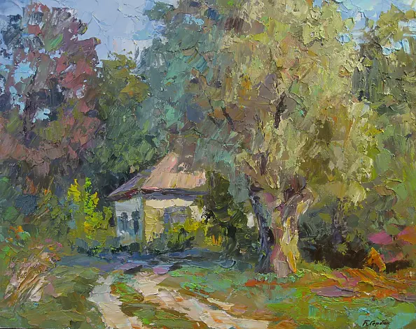 Borys Sierdiuk - Ukrainian village