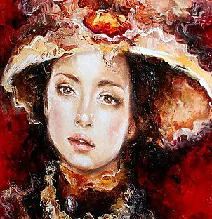   - Hidden in the shadow of the hat