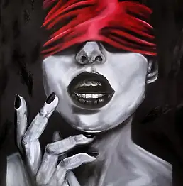 Grzegorz Zalewski, Regard caché, Pastel - papier, 70 x 100