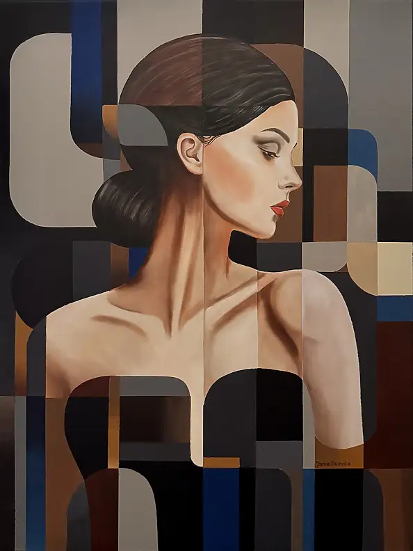 Joanna Szumska, Ukryty rytm, Obraz akrylowy, Obraz olejny - , 60 x 80