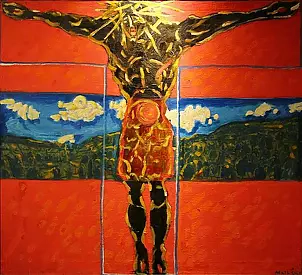 Eugeniusz Molski - Ukrzyżowany w pejzażu