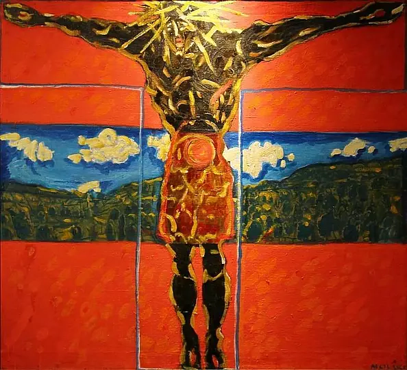 Eugeniusz Molski - Ukrzyżowany w pejzażu