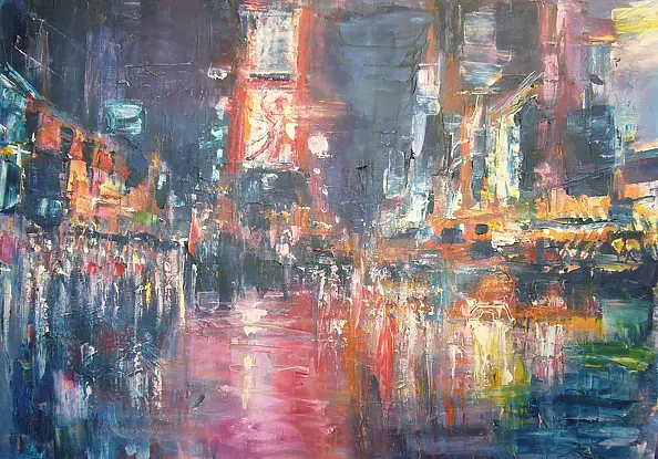 Kazimierz Komarnicki - The rain in New York