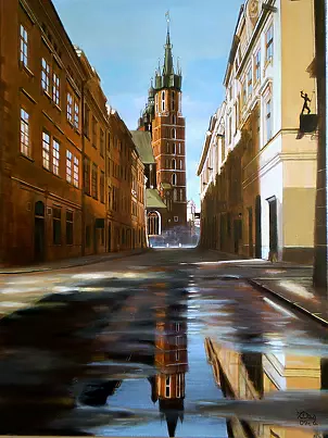 Dagna Zelek Grzesik - Ulica Floriańska w Krakowie