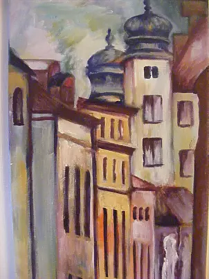 Bozena Chlopecka - Ulica Kanonicza w Krakowie