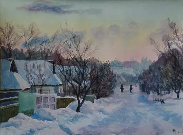 Nikolay Vedmid - Street in winter