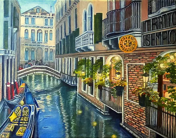 Anna Maria Modrzejewska - Lane San Marco in Venice