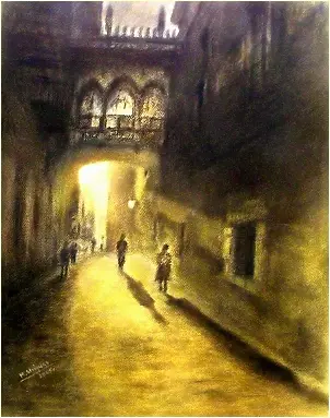   - Street in Barcelona I