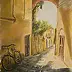 Joanna Kaczmarczyk - Uliczka w Cortonie