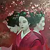 Monika Muszyńska, The fleetingness of sakura, Oil painting - canvas, 120 x 80