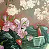 Monika Muszyńska, The fleetingness of sakura, Oil painting - canvas, 120 x 80