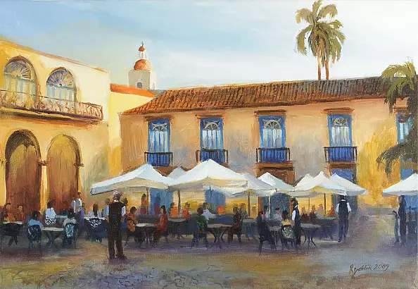 Renata Rychlik - Umbrellas on the Plaza de La Catedral