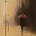 Marek Langowski - sotto l'ombrello