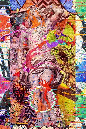 Mikołaj Jackiewicz, Возвышение, Акрилова картина - холст, 70 x 100