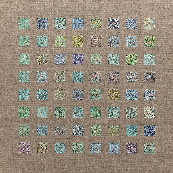 Łukasz Olek, Us, People. Helsinki, Obraz akrylowy - płótno, 50 x 50
