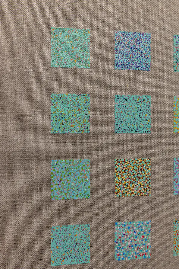 Łukasz Olek, Us, People. Helsinki, Obraz akrylowy - płótno, 50 x 50