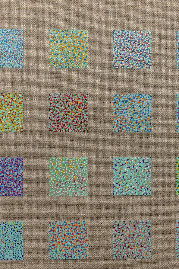 Łukasz Olek, Us, People. Helsinki, Obraz akrylowy - płótno, 50 x 50