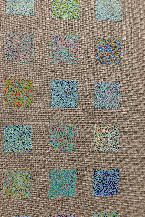 Łukasz Olek, Us, People. Helsinki, Obraz akrylowy - płótno, 50 x 50