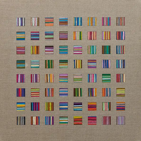 Łukasz Olek, Мы, люди. Амстердам, Акрилова картина - холст, 50 x 50