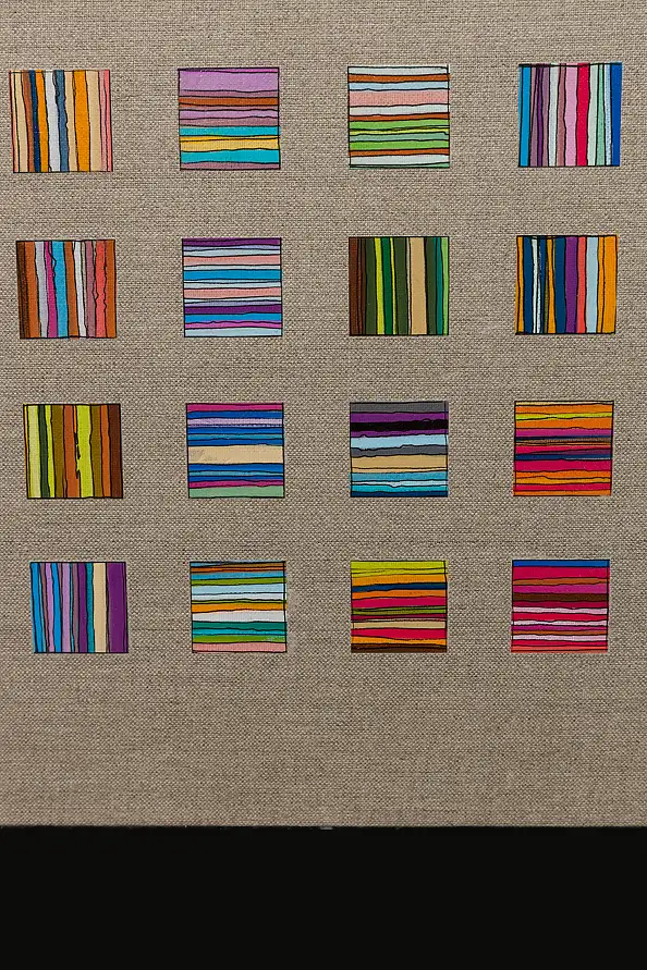 Łukasz Olek, Мы, люди. Амстердам, Акрилова картина - холст, 50 x 50
