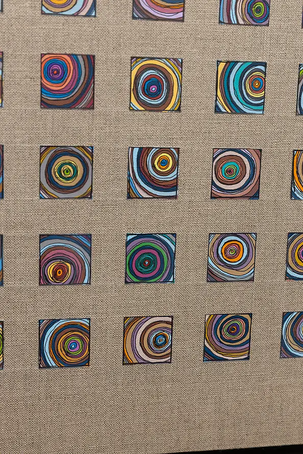 Łukasz Olek, Us, people. Kyoto, Acrylic painting - canvas, 50 x 50