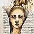 Adriana Laube, "Usłysz mnie", Akwarele, Inne, Kolaż, Ołówek, Techniki mieszane - papier, 30 x 42