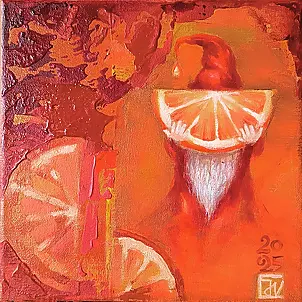 Jadwiga Wolska - Orange smile