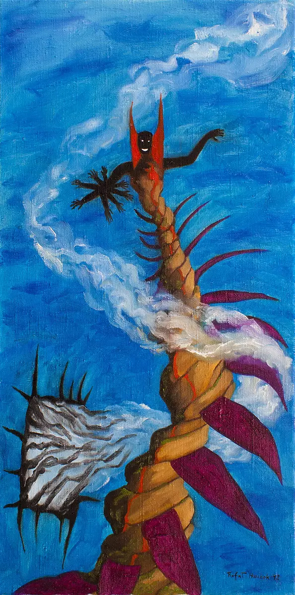 Rafał Huczek - Smiles creatures peering into the abyss