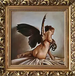 Paweł Wołos, Освободи нас от зла, Лесування, Масляная картина - холст, 45 x 45