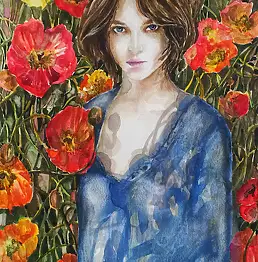 Magdalena Szymanska, VER, Акварелі - папір, 40 x 50