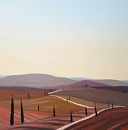 Jacek Malinowski, Валь д'Орча, Масляная картина - холст, 75 x 60