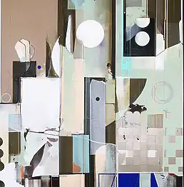Olga Hausmann, Vielfalt, Acrylgemälde - Leinwand, 70 x 100