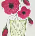 Rachel McCullock - Vase of poppies