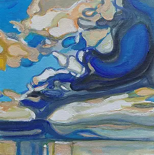 Dariusz Żejmo, Venetian sketchbook 67, Obraz olejny, Ołówek - płyta, płótno, 30 x 30