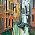 Dariusz Żejmo, Venetian sketchbook 71, Obraz olejny, Ołówek - płyta, płótno, 30 x 30