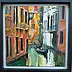 Dariusz Żejmo, Venetian sketchbook 71, Obraz olejny, Ołówek - płyta, płótno, 30 x 30