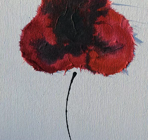 Rachel McCullock - Vermillion Blooms I