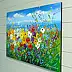 Olha Darchuk, Vibrant Wildflower Meadow, Oil painting - canvas, 70 x 50