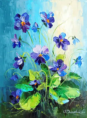 Olha Darchuk - Violets
