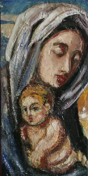 Eugeniusz Molski - Madonna z Dzieciątkiem