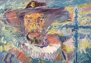 Eryk Maler - The vision of a shaman (Haloimpresjonizm)