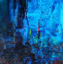 Krzysztof Iwanowicz, WASSERBLUME I, Acrylgemälde - Papier, 70 x 100