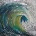 Yana Yeremenko - "WAVE-3", AKRYLIC PAINTING, SEA